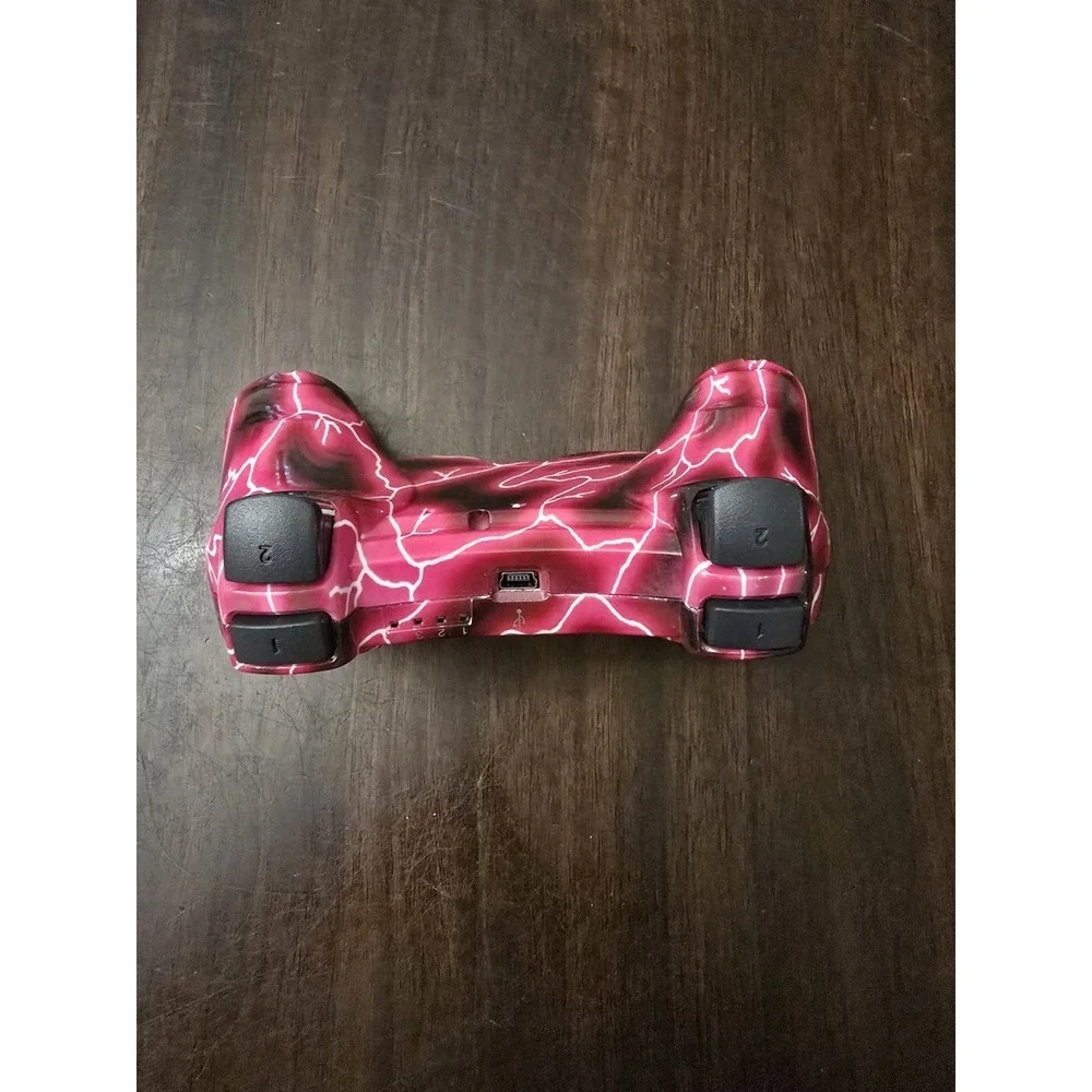 Sony Playstation‎ 3 PS3 Lightning Bolt Wireless Controller Red